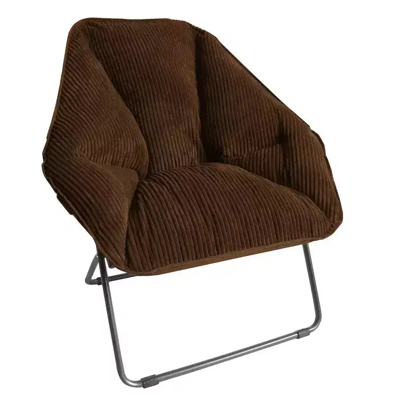 Zenithen Hexagon Folding Dish Corduroy Chair