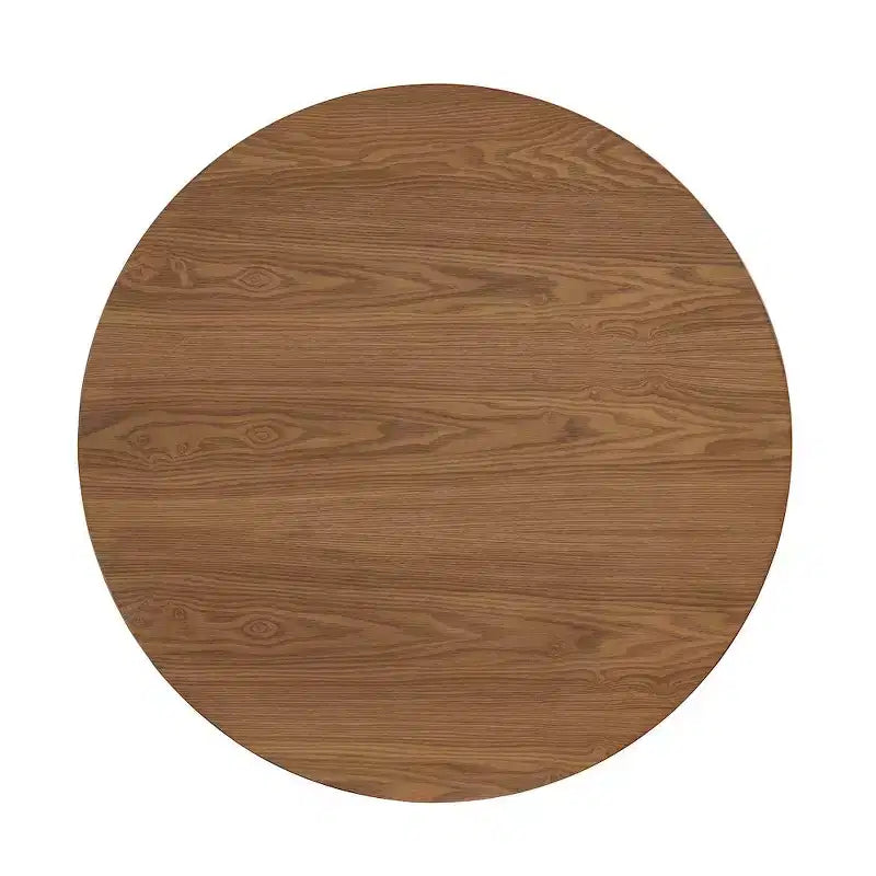 Round Pub Table – Slate Grey Base with Golden Oak Top