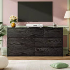 Comò a 7 cassetti per camera da letto, cassettiera ampia e moderna in legno con grande capacità di archiviazione, organizzatore per soggiorno, corridoio, ingresso