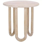 Jazmin Round Accent Table - ACC3264 - Natural Wash - Safavieh