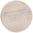 Tavolino d'appoggio rotondo – Tavolino in legno finitura naturale