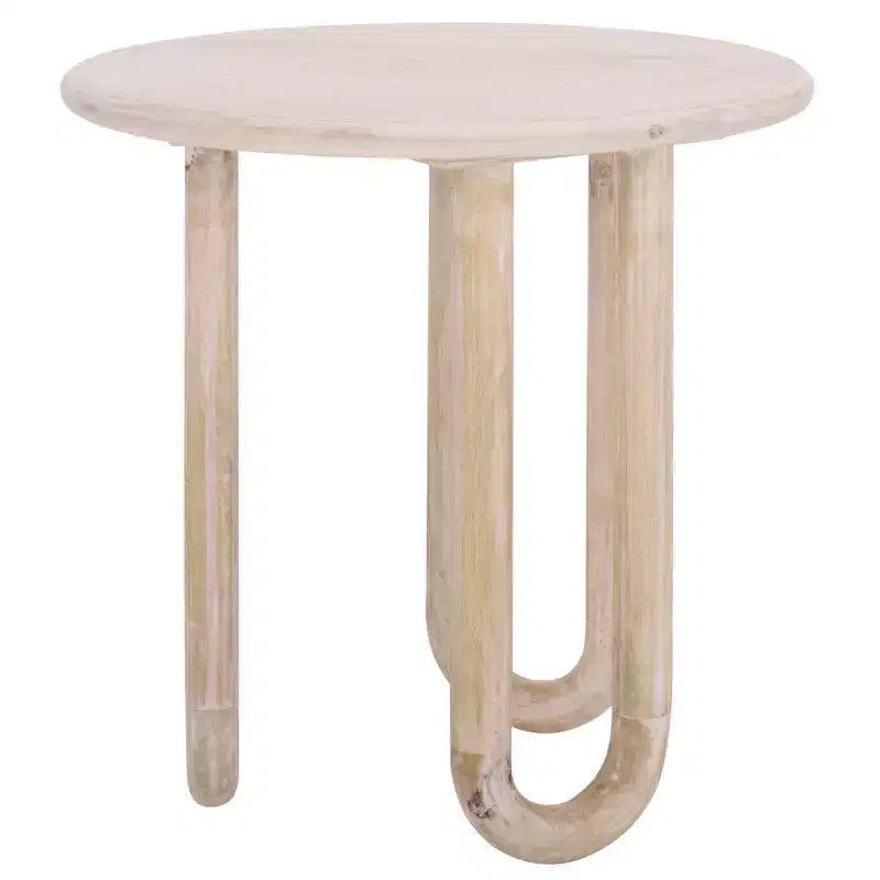 Jazmin Round Accent Table - ACC3264 - Natural Wash - Safavieh