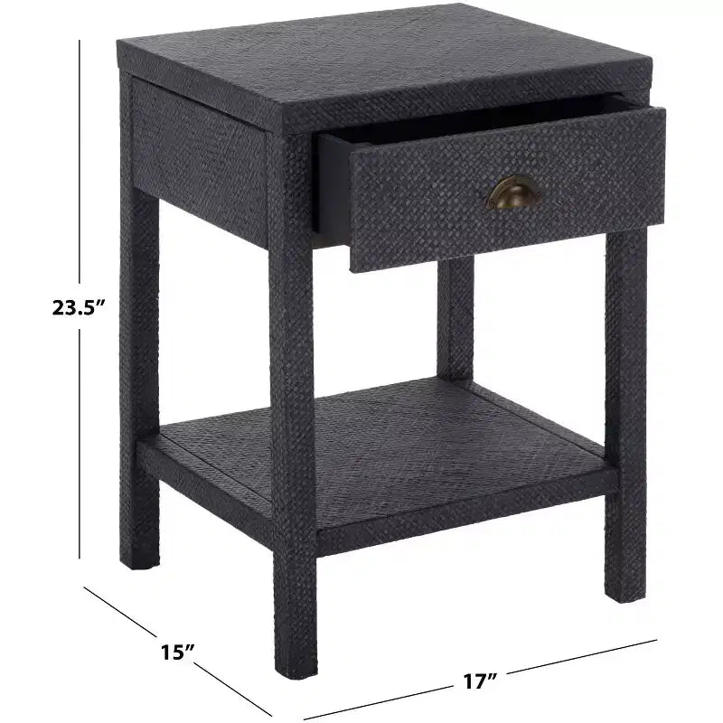 Epke 1 Drawer 1 Shelf Accent T - ACC6616 - Safavieh