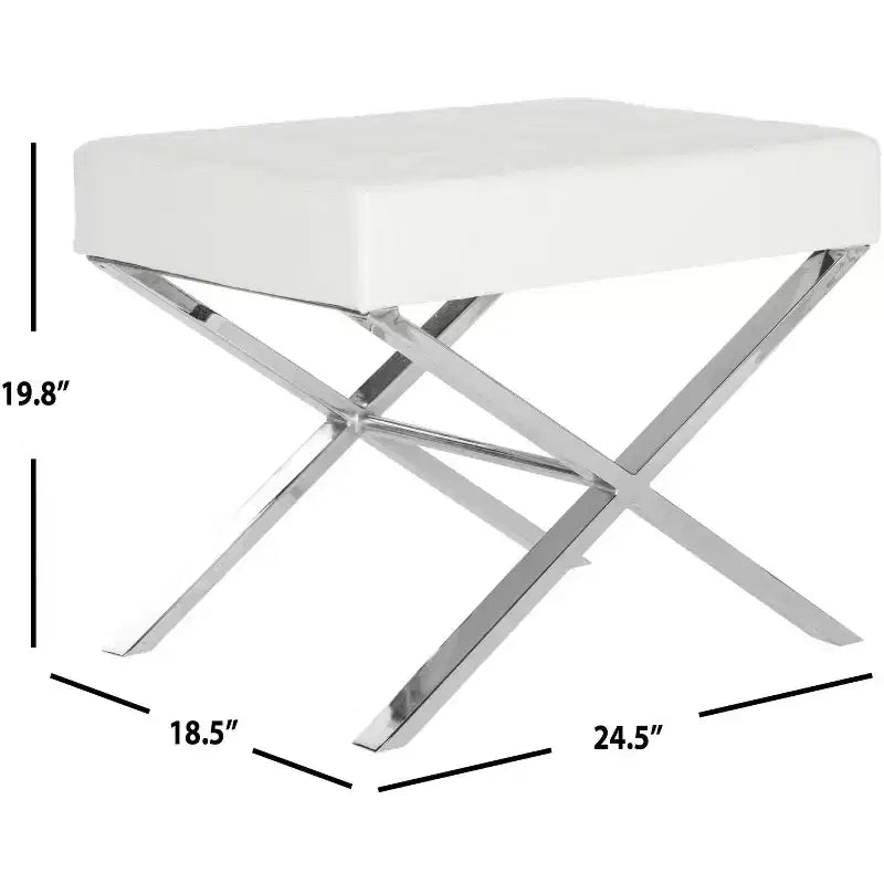 Sienna Ottoman - FOX2028 - Safavieh Couture