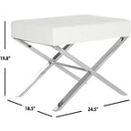 Poggiapiedi in tessuto - Pouf moderno