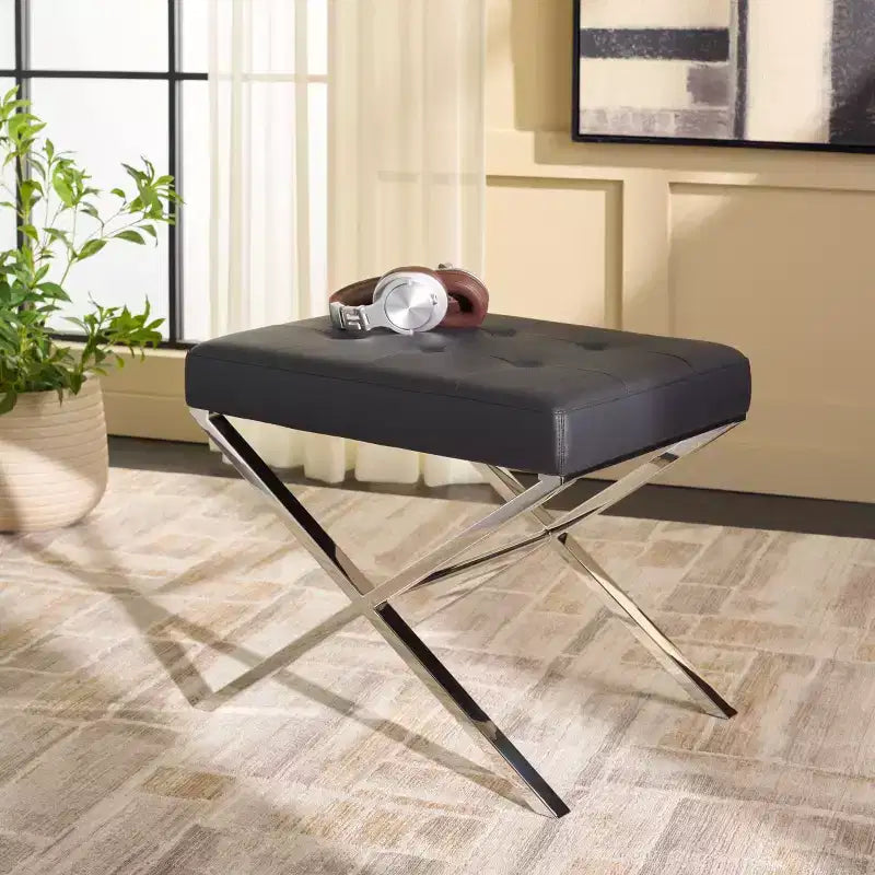 Sienna Ottoman - FOX2028 - Safavieh Couture