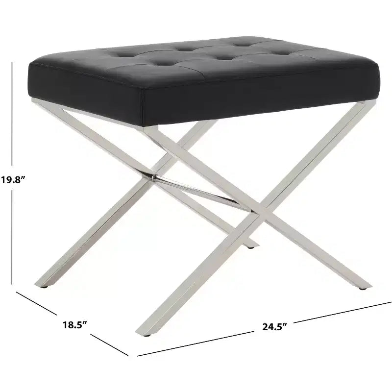 Sienna Ottoman - FOX2028 - Safavieh Couture