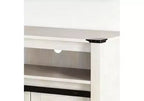 Tavolo console multimediale con porta scorrevole in legno 59, mobile TV rustico per soggiorno, mobile TV in stile rustico