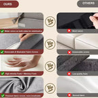 Divano Letto Pieghevole con Cuscino Aggiornato, Divano Letto Pieghevole Singolo e Materasso, Memory Foam ad Alta Densità con Rivestimento in Lino, Poltrona Relax