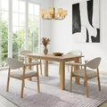 Christopher Knight Home Seungmin Modern Rubber Wood Upholstered Dining Chairs with Curved Back (Set of 4)