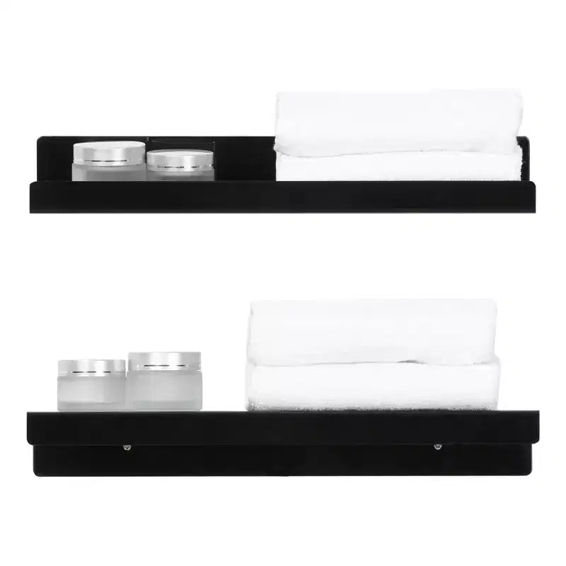 Unique Bargains Acrylic Waterproof Wall Floating Shelf 15 x 4 x 2 Inch
