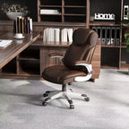 Sedia da ufficio direzionale ergonomica in pelle PU con braccioli pieghevoli