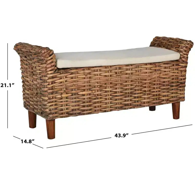 Palermo Upholstered Entryway Bench – Modern Accent Seating